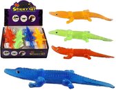 Sticky Stretchy Krokodil 20cm - Speelgoed - Fun - Rood