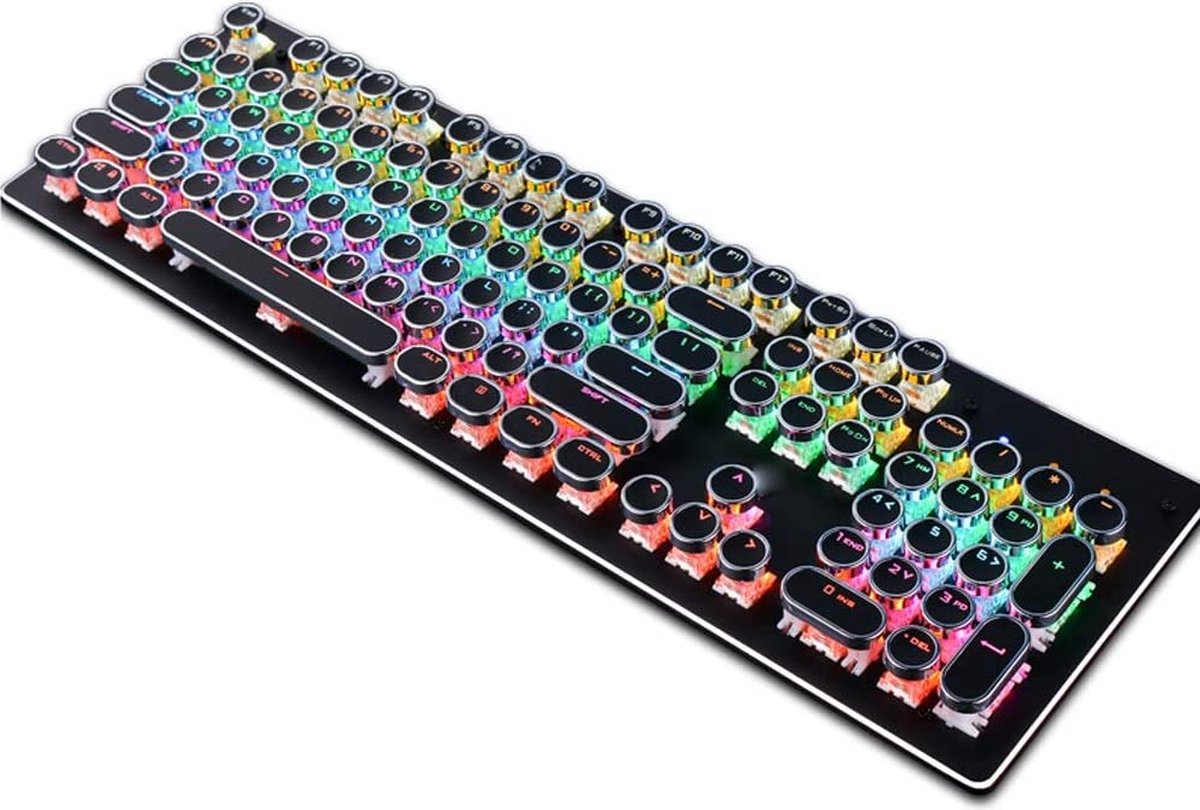 Mechanisch Toetsenbord - Achtergrondverlichting 104 Toetsen - Keyboard Gaming Toetsenbord / Laptop Desktop Computer USB Bedraad