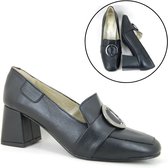 Stravers - Loafers met Hak maat 33 Zwart Kleine Maten Instappers Dames