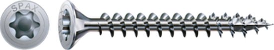 Vis pour aggloméré Spax Torx galvanisé 6,0 x 160-100 pcs