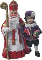 ELCEE-HALY BV - Sinterklaas en Roetveeg Piet zij aan zij - Sinterklaas decoratie