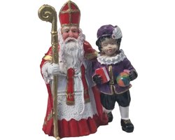 ELCEE-HALY BV - Sinterklaas en Roetveeg Piet zij aan zij - Sinterklaas decoratie