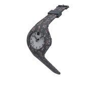 TOO LATE - siliconen horloge - MASH UP LORD SLIM decor - Ø 27 mm - Flower