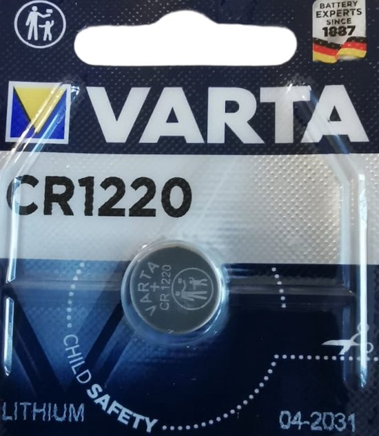 4 piles Varta CR1220
