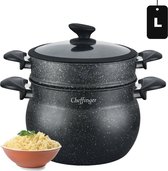 MONOO Couscous Pan - 8 Liter - Stoompan - Couscoussière - Inductie - Couscouspan