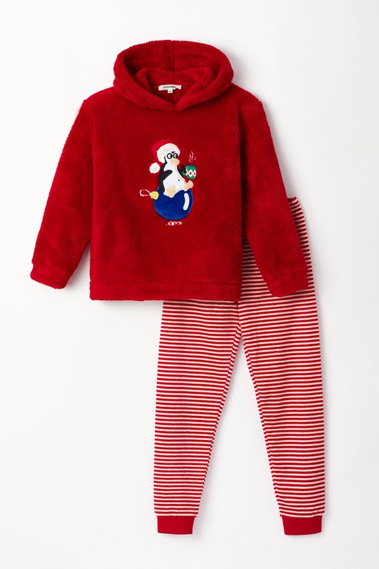 kerst pyjama rood