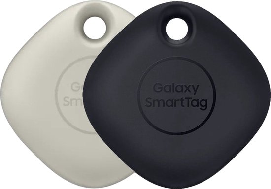 Samsung Galaxy SmartTag - Bluetooth Tracker - 2 stuks - Zwart & Oatmeal