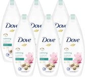Dove Douchegel Calming - Pistachio & Magnolia - 6 x 500ml - Voordeelverpakking