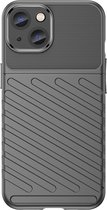 Just in Case TPU Grip Case hoesje voor iPhone 14 Plus - zwart