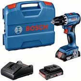 Bosch Professional GSR 18V-45 06019K3202 Perceuse/visseuse sans fil 18 V 2,0 Ah Li-ion Incl. 2 piles, incl. chargeur, incl. Valise