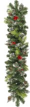 Guirlande Springos - Guirlande de Noël Deluxe - 1 mètre - Tons verts