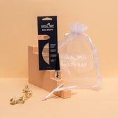 Herome Nail Wraps Kit de démarrage: Golden Glitter - 2*10 stickers avec Top Coat 4ml. enveloppé dans un organza