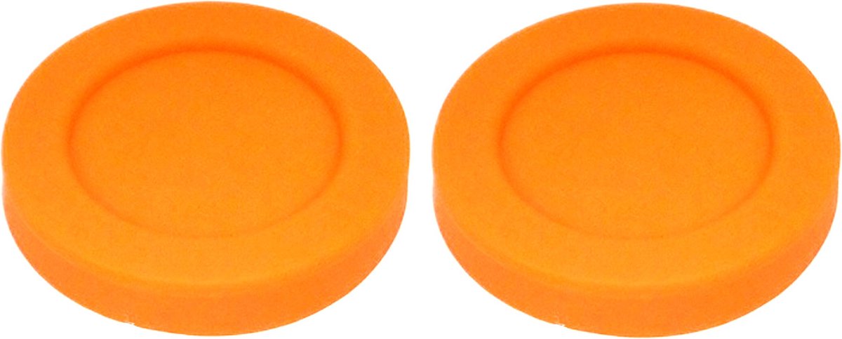 EIZOOK Afsluit deksels voor blikjes - Bier Fris Blik afsluiter - Oranje- Set van 2 - Siliconen