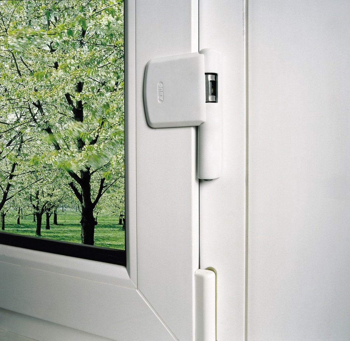 Oplegslot - Wit - Staal - Abus - Abus veiligheidsFAS101, wit SKG**