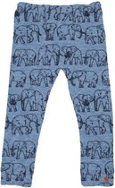 legging éléphants bleu