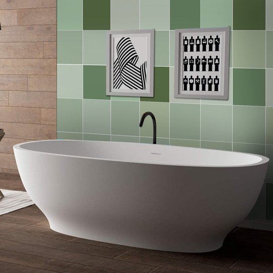 Ulticool Décoration Stickers carrelages - Carré Soft Shades of Green - Cuisine cm - 15 pièces