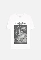 Attack On Titan - Season 4 Heren T-shirt - M - Wit