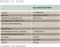 Technische specificaties van de Hapro Mobile Sun HP 8540 zonnehemel. Kleur: Clay Blush.