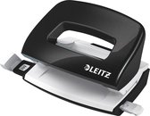 Leitz WOW Mini Perforator - Perforeert Tot 10 Vel - Ideaal Voor Thuiskantoor/Thuiswerkplek - Zwart