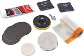 Kit de polissage de Phares 13 pièces | kit de polissage de phares - pâte à polir / agent de polissage - produits de nettoyage de voiture