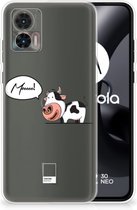Foto hoesje Motorola Edge 30 Neo Telefoon Hoesje Gepersonaliseerd Cadeau Cow