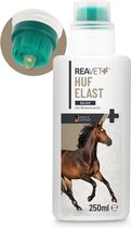 ReaVET - Hoef Elast voor Paarden - Natuurlijke verzorging voor paardenhoeven - Beschermt tegen invloeden van buitenaf - Praktische borstelfles - 250ml