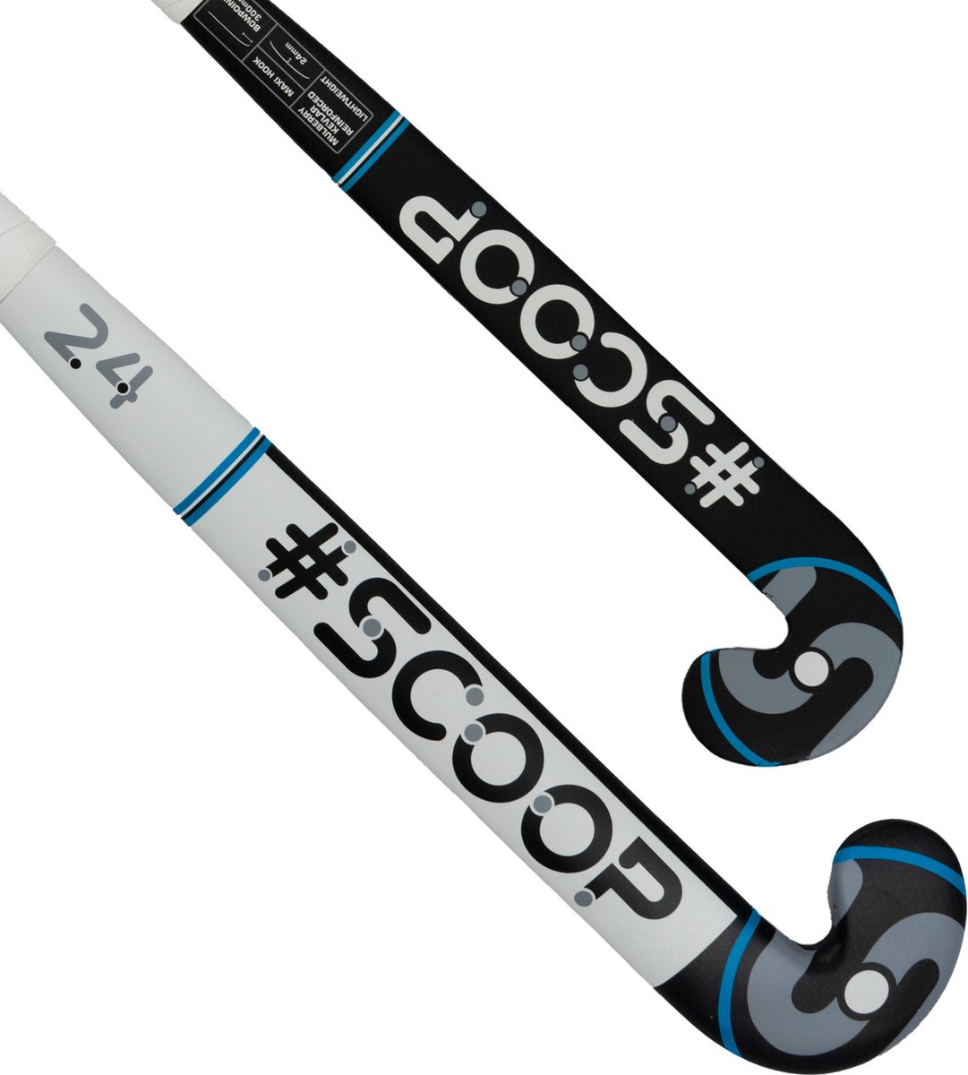 WDN Stick Junior Design 2 - Mid Bow - Indoor Hockeystick - Blue