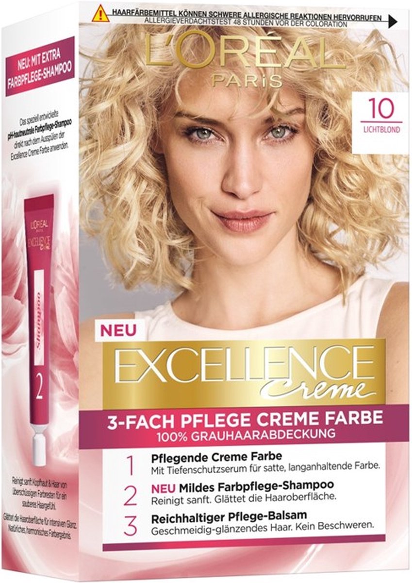 L’Oréal Paris Excellence Crème 10 Extra Lichtblond Haarverf.