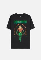 DC Comics Aquaman - Seven Seas Surf Club Heren T-shirt - 2XL - Zwart
