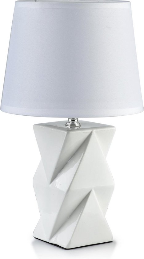 LUNA TRIANGLE WIT Lamp h31x8.5cm - Nachtlamp