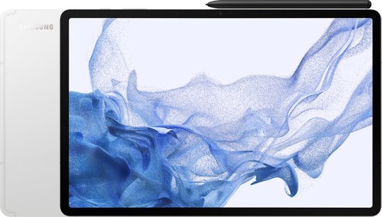 Samsung Galaxy Tab S8+ SM-X800 256 Go 31,5 cm (12.4") Qualcomm Snapdragon 8 Go Wi-Fi 6 (802.11ax) Android 12 Argent