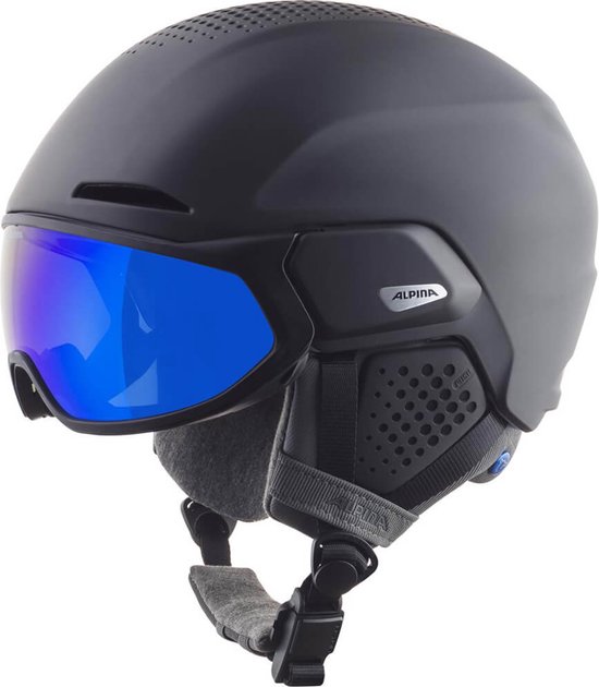 Skihelm alpina jump 20 hm white matt