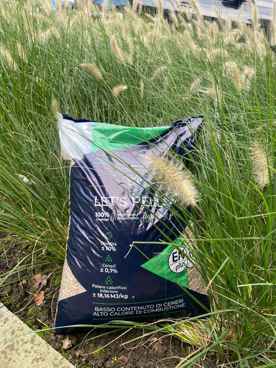 Houtpellets Let's Pellet 100 Naaldhout ENPlus A1 35 zakken van