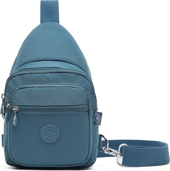 Bagwise® Crossbody Bag - Sling Bag - Sac à bandoulière - Antivol - Femme - Homme - 1044 Blauw