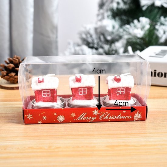 Kerstkaars kleine kaars huisstijl