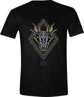 House of the Dragon Diamond Skull Black T-Shirt - M
