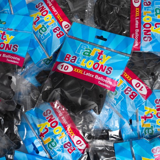 Party Balloons XXL Latex Ballonnen 10 Zwart 5000 Stuks Doos bol