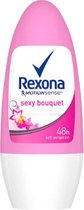 Rexona Deo Roller Sexy Bouquet - Voordeelverpakking 6 x 50 ml
