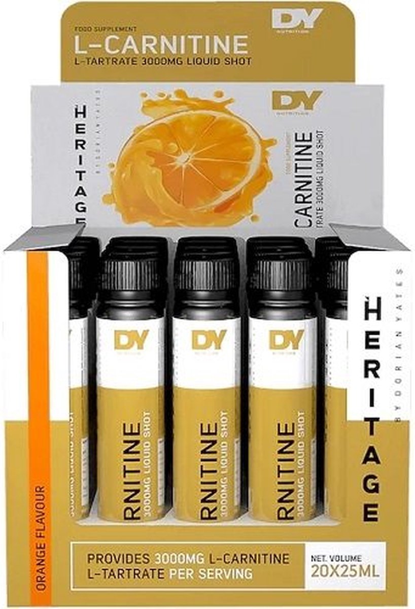 Goedkoopste L-Carnitine Shots 20x 25ml Orange
