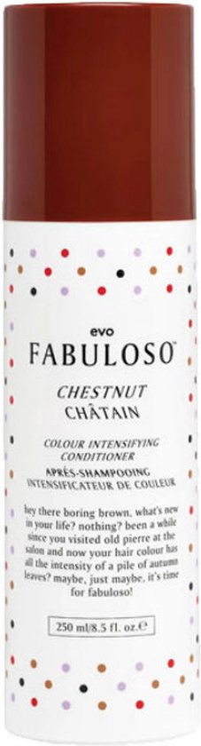 Evo Fabuloso Chestnut Colour Intensifying Conditioner - Conditioner voor ieder haartype