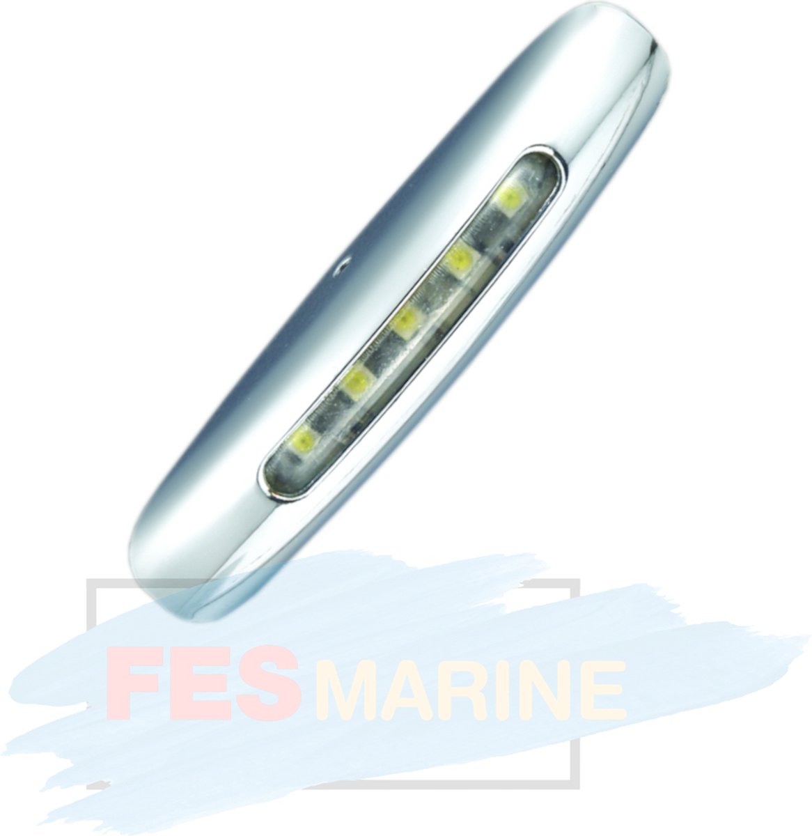 FES Marine LED courtesylight – orientatieverlichting opbouw halfrond warm wit