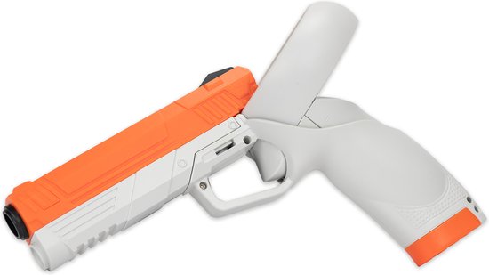 VR Guns | Oculus Quest 2 | Met gewichtjes | Oranje/Wit | Virtual Reality