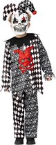 Smiffy's - Clown & Nar Kostuum - Ondeugende Grappenmaker Jester Kind Kostuum - - Large - Halloween - Verkleedkleding