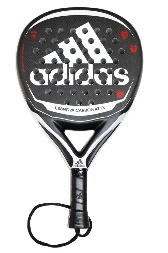adidas padel racket - Essnova Carbon ATTACK - Zwart/Grijs