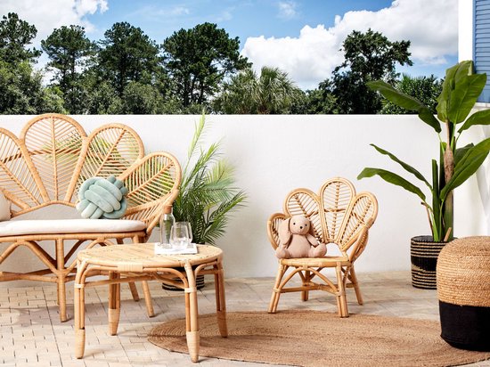 Pauwenstoel FLORENTINE II Rotan Natuurlijk van HKliving — afbeelding 5