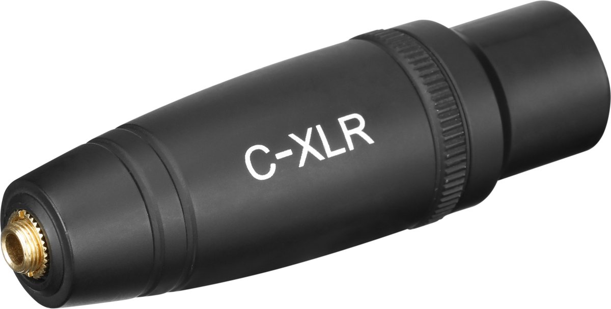 Saramonic C-XLR adapter van mini jack naar xlr voor condensator microfoons