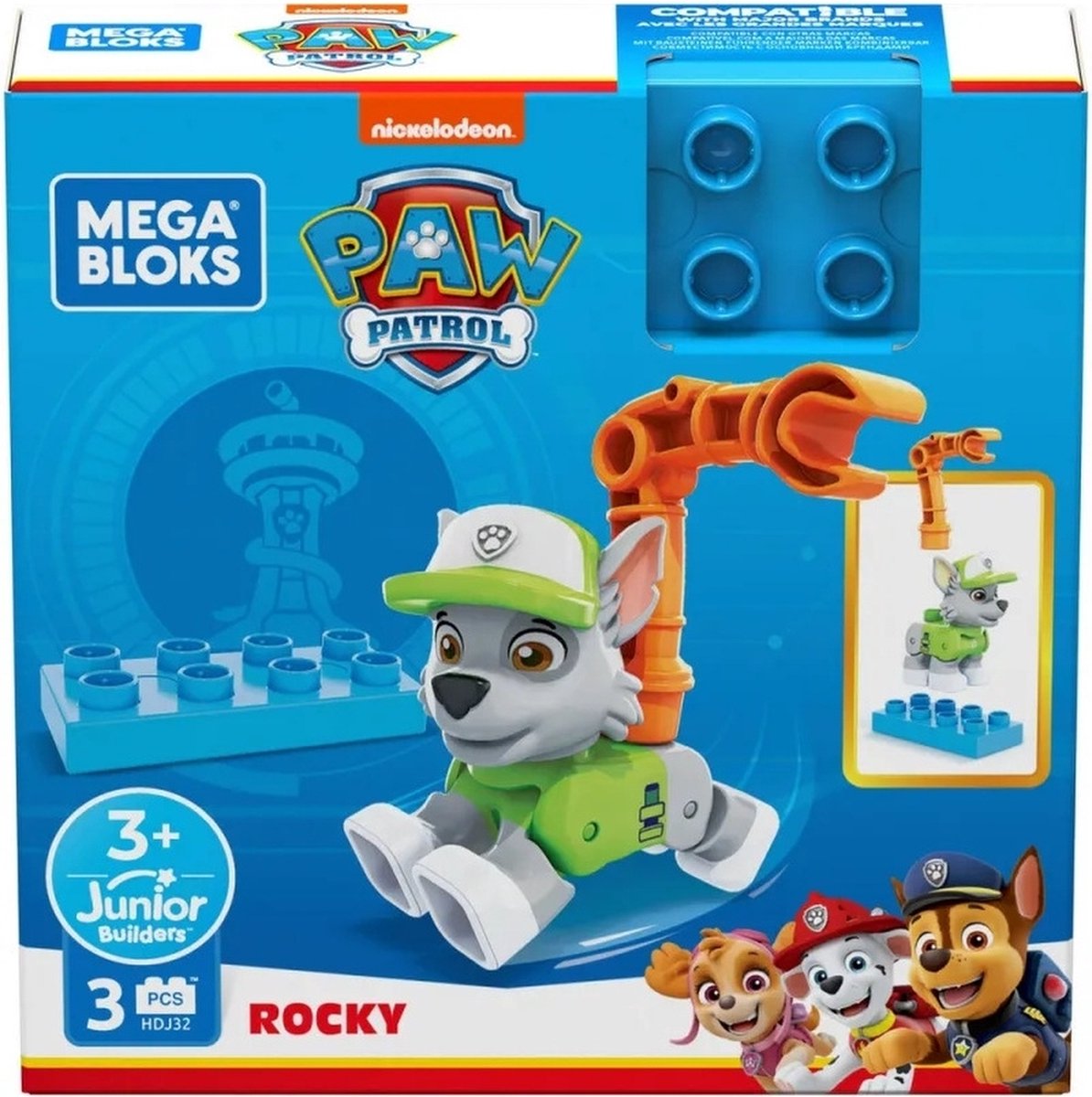 Fisher-Price Paw Patrol Mega Bloks Rocky