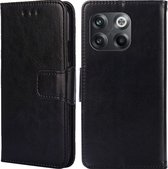 Étui OnePlus 10T - Mobigear - Série Wallet9 - Bookcase en cuir artificiel - Zwart - Étui adapté pour OnePlus 10T
