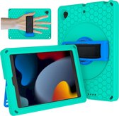 Mobigear Tablethoes geschikt voor Apple iPad Pro 10.5 (2017) Hoes EVA Schuim | Mobigear Ruggedized Backcover | Schokbestendig iPad Pro 10.5 (2017) Telefoonhoesje | Anti Shock Proof + Standaard - Groen