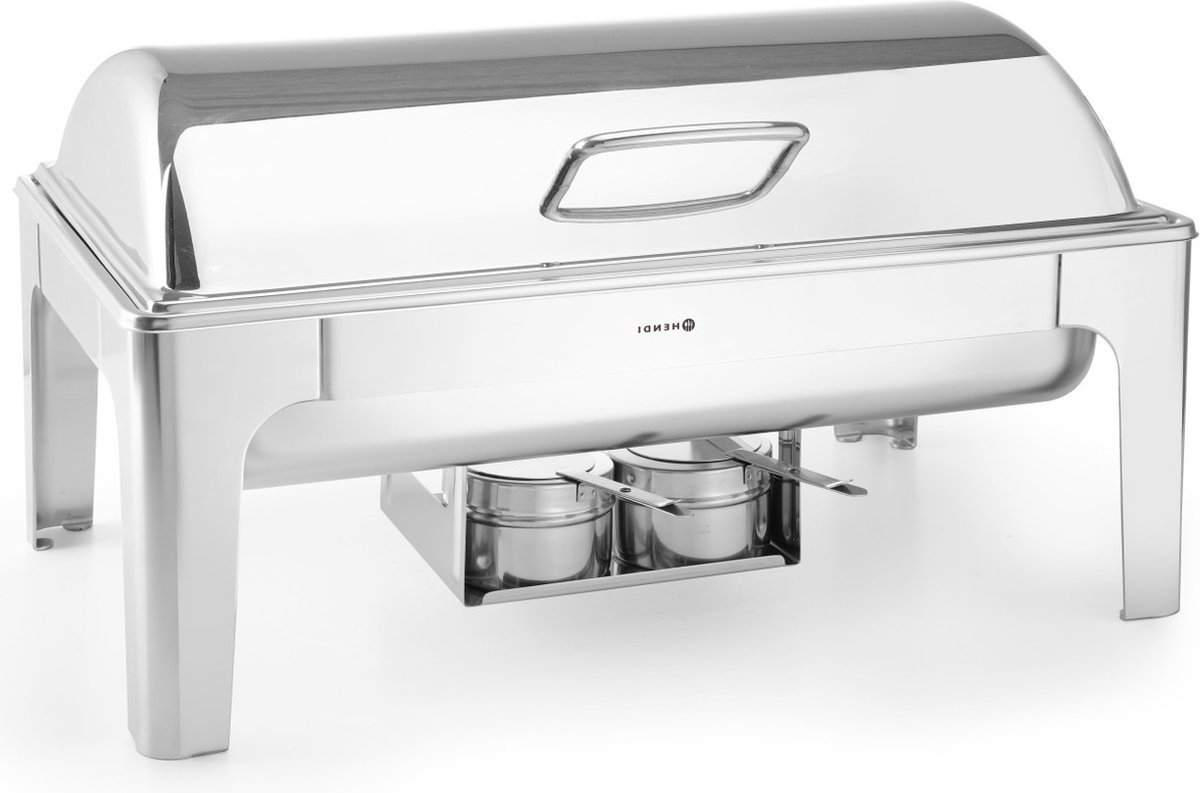 Hendi Chafing Dish Mirror Finish GN 1/1 9 Liter Au Bain Marie